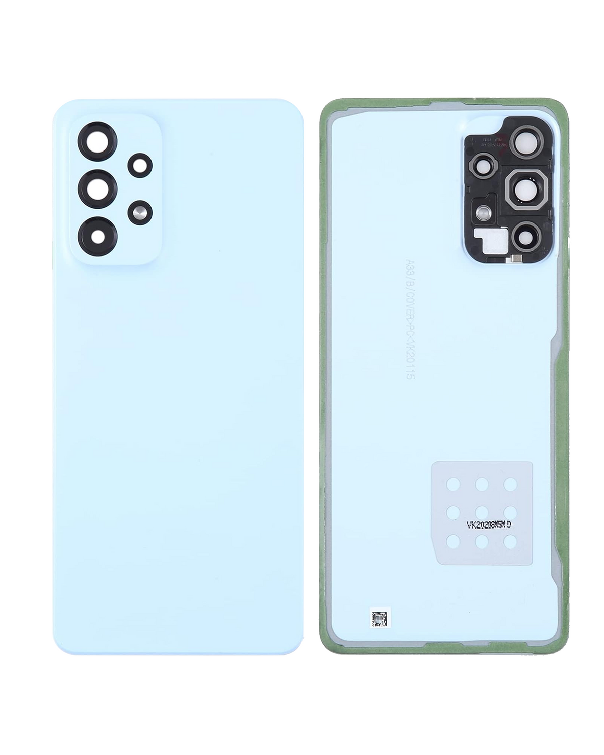 Back Cover Glass With Camera Lens For Samsung Galaxy A53 5G (A536 / 2022) (Service Pack) (Blue) - product image 4