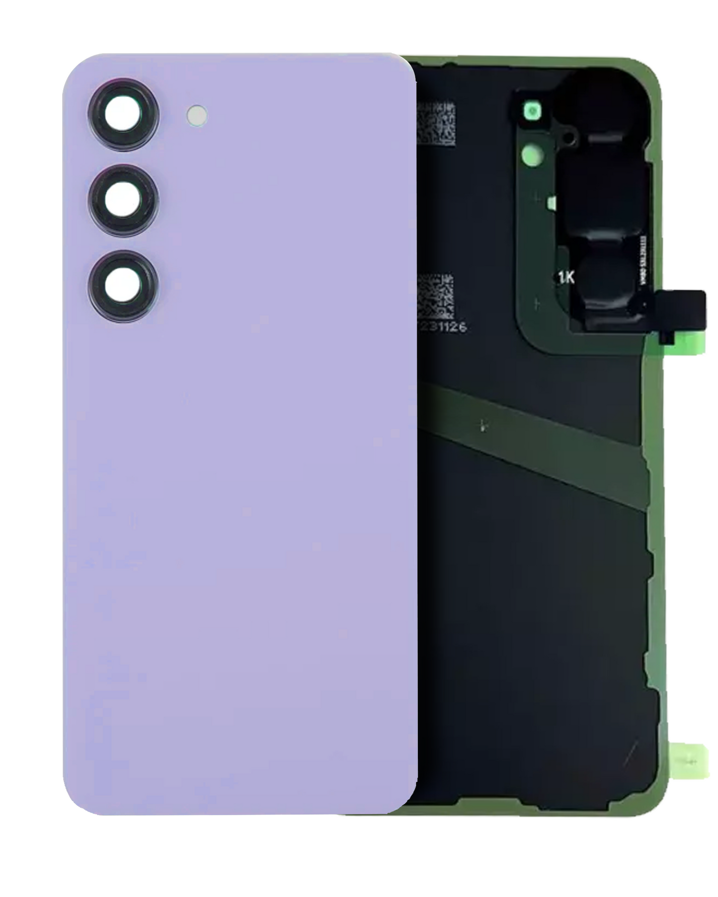 Back Cover Glass With Camera Lens For Samsung Galaxy S24 (Service Pack) (Cobalt Violet)