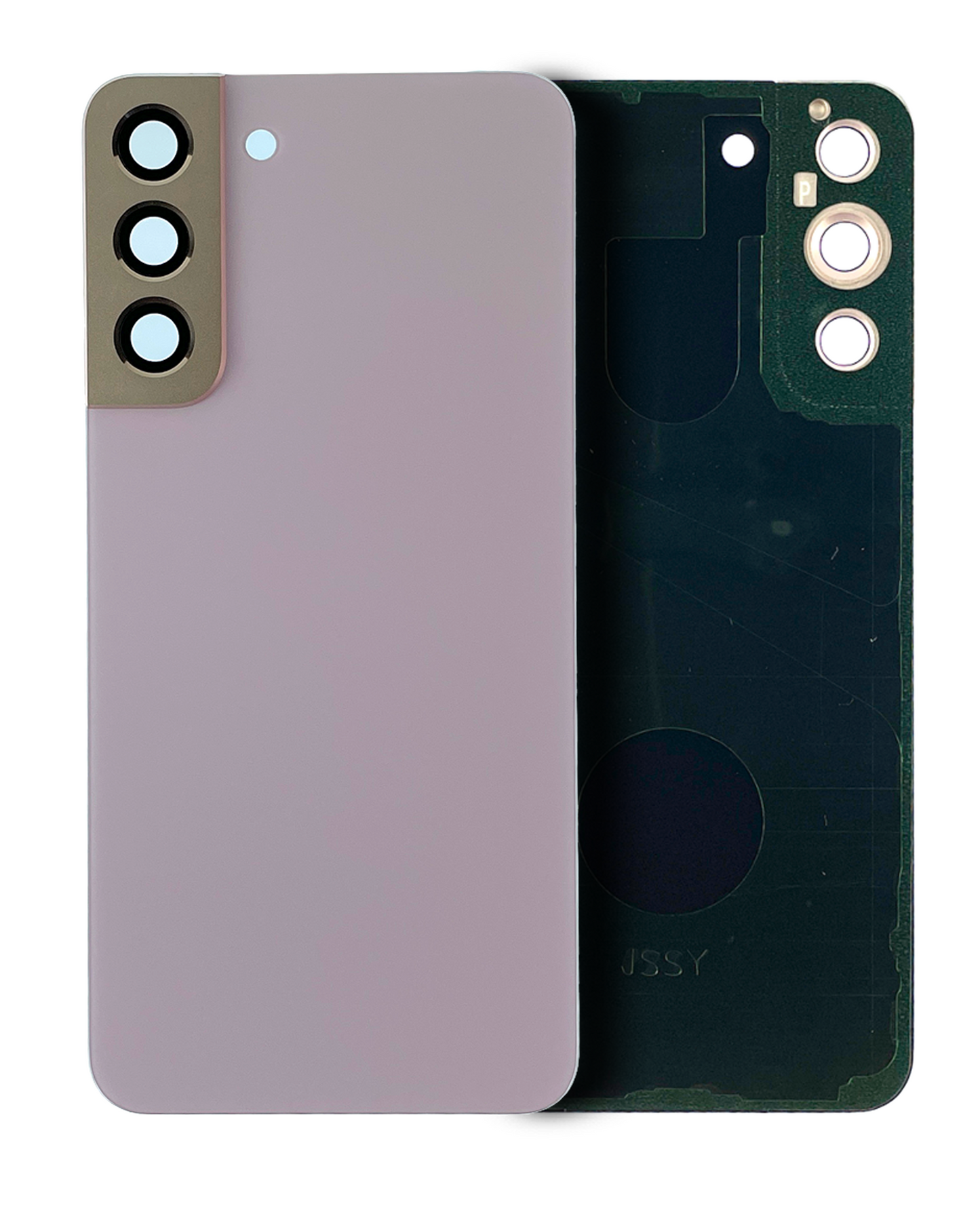 Back Cover Glass With Camera Lens For Samsung Galaxy S22 Plus (Service Pack) (Violet)