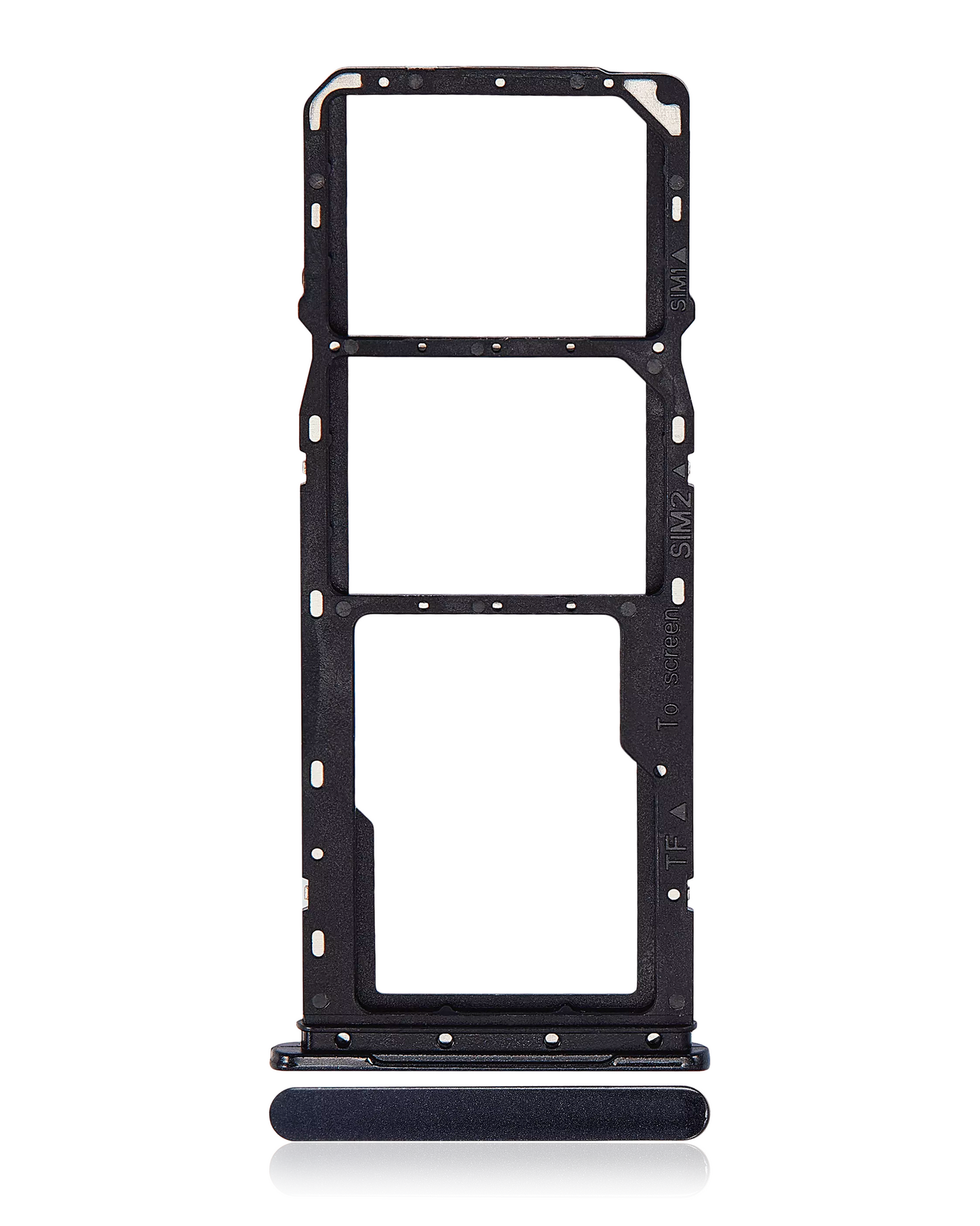 Dual Sim Card Tray For Samsung Galaxy A04 (A045 / 2022) (Black) replacement part product image 1 - SKU 107082041161