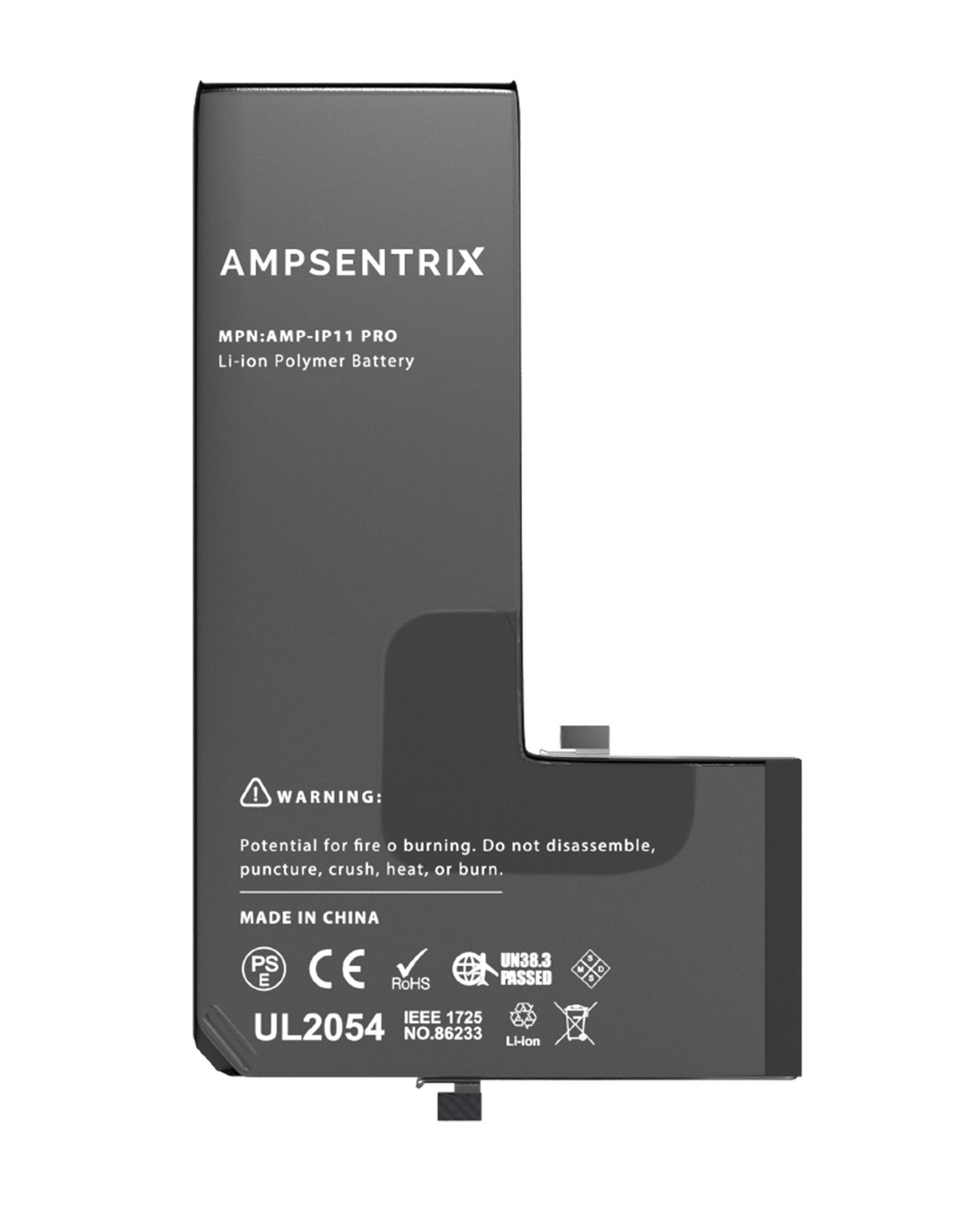Replacement Battery For iPhone 11 Pro (AmpSentrix Basic)