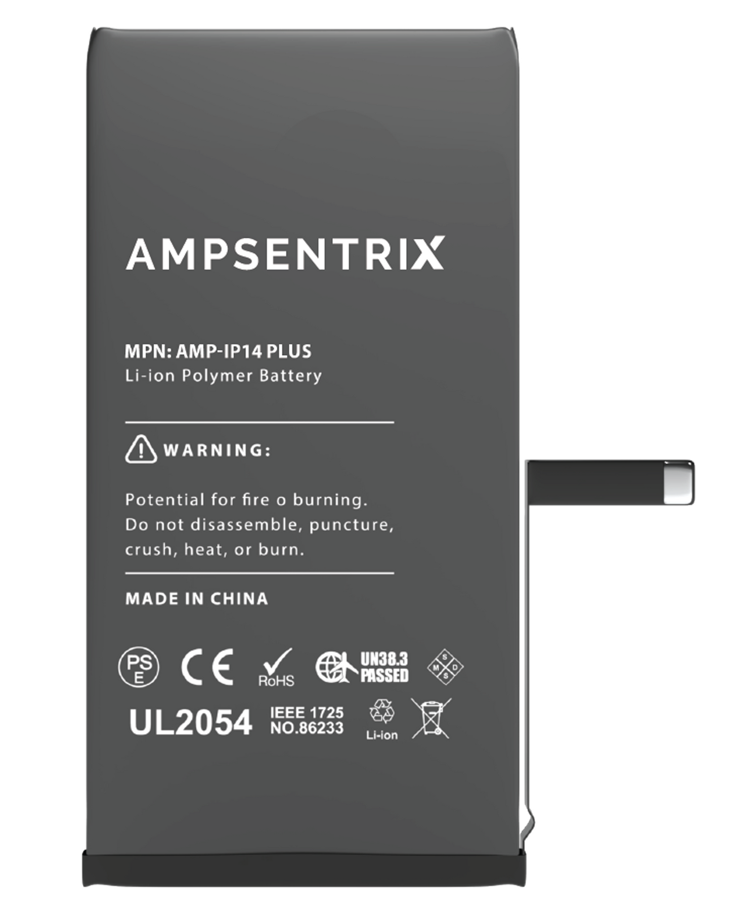 Replacement Battery For iPhone 14 Plus (AmpSentrix Basic)
