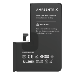 Replacement Battery For iPhone 15 Pro Max (AmpSentrix Basic)