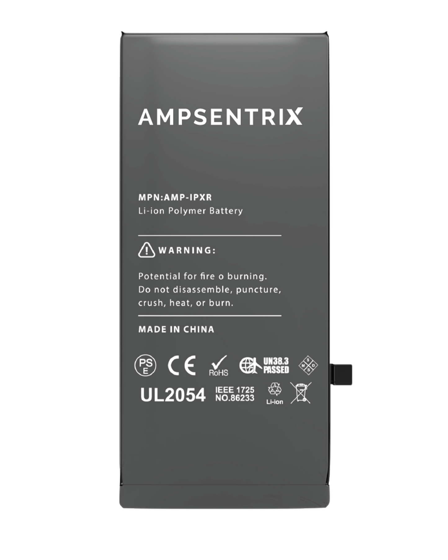 Replacement Battery For iPhone XR (AmpSentrix Basic Extended)
