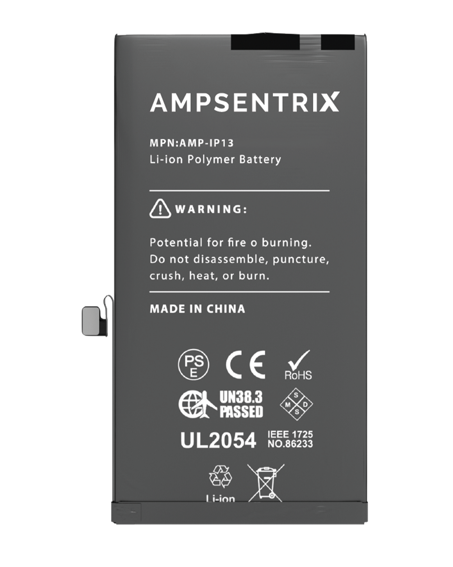 Replacement Battery For iPhone 13 (AmpSentrix Basic Extended)