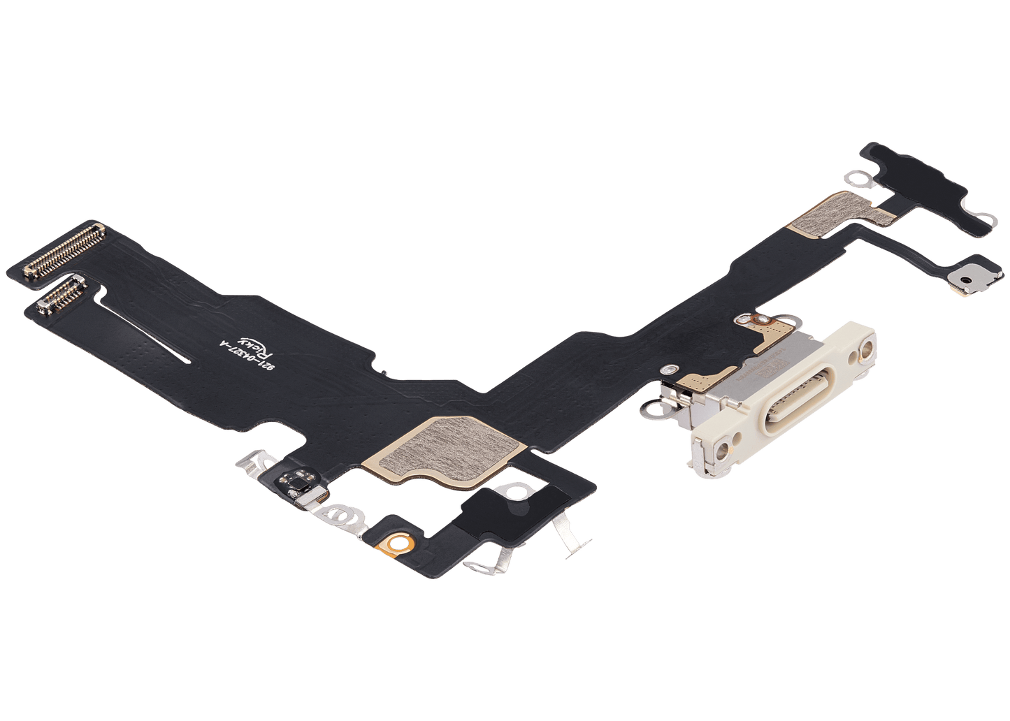 Charging Port Flex Cable For iPhone 15 (Aftermarket Plus) (Yellow)