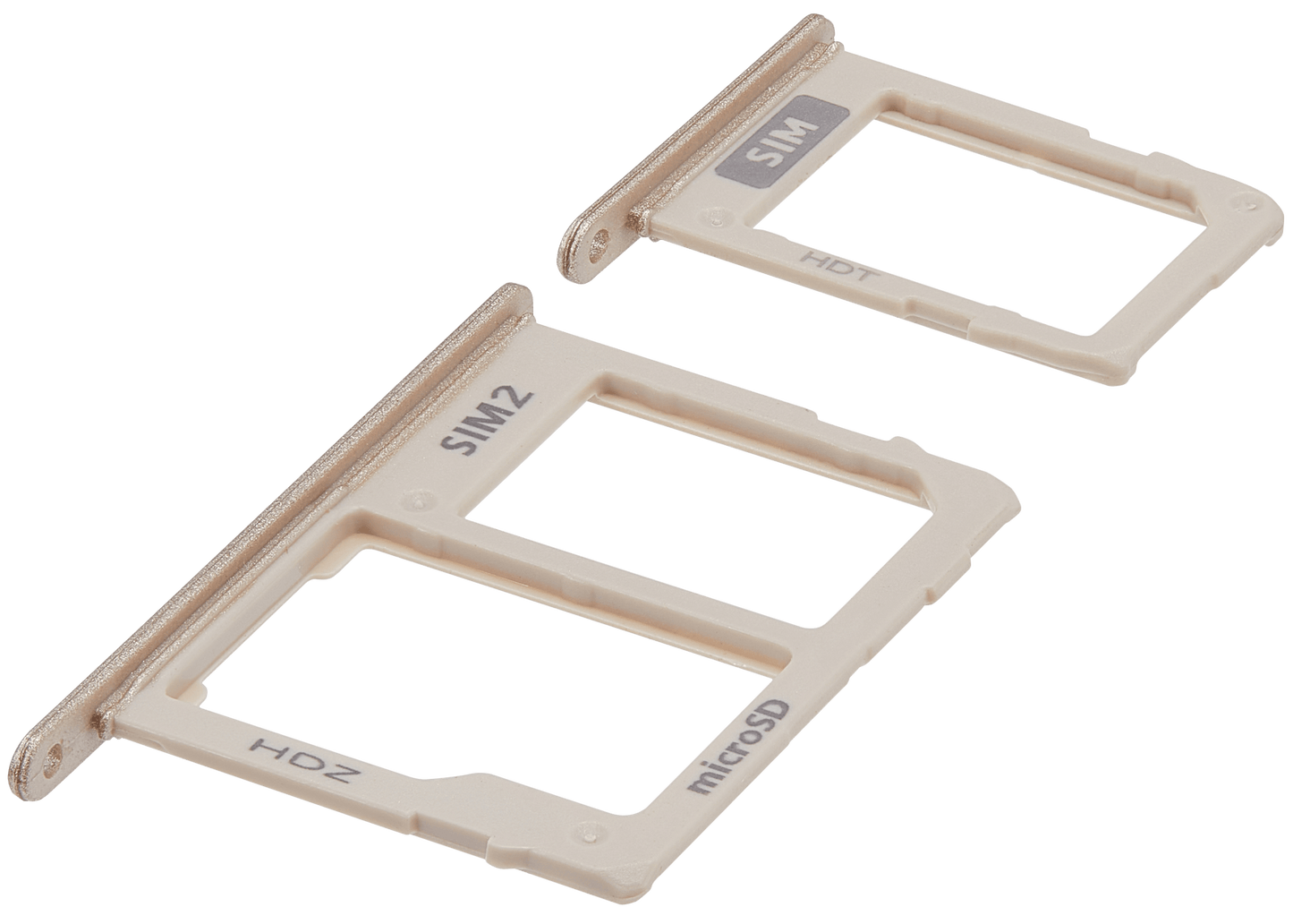 Premium Sim Card Tray For Samsung Galaxy A6 (A600 / 2018) / A6 Plus (A605 / 2018) (Gold) - View 5