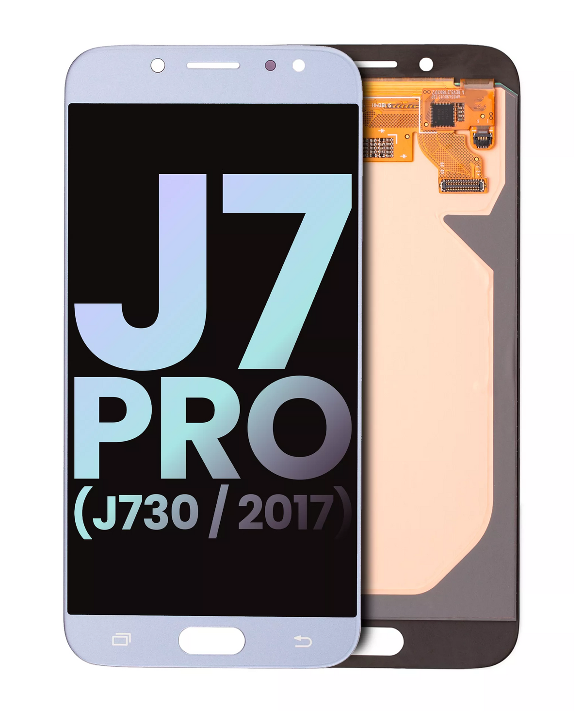 LCD Assembly Without Frame For Samsung Galaxy J7 Pro (J730 / 2017) (Service Pack) (Silver) Samsung replacement part SKU 107082016108 - product image 1