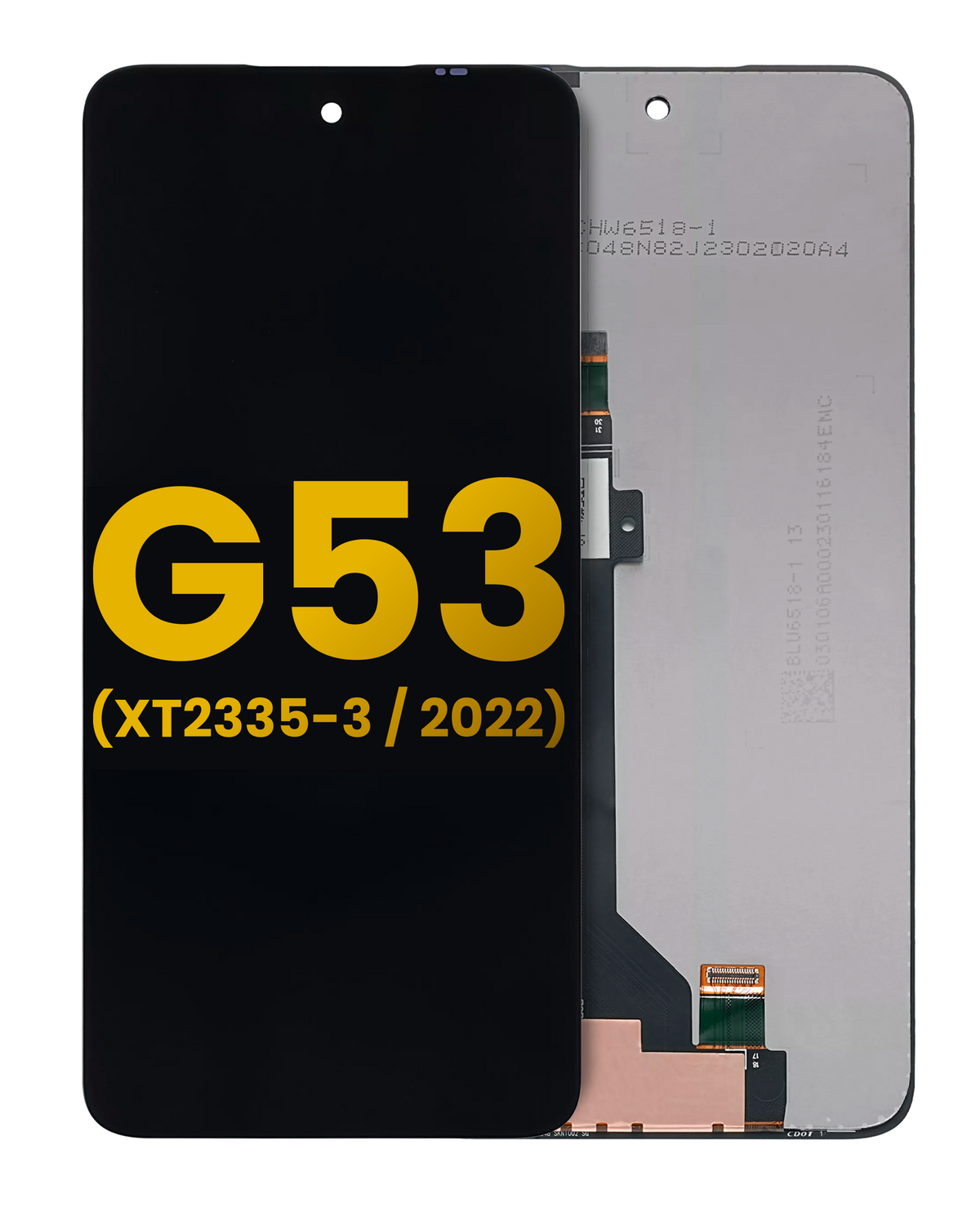 LCD Assembly Without Frame For Motorola Moto G53 (XT2335 / 2022) (Refurbished) (All Colors) replacement part SKU 107082090501 image 1