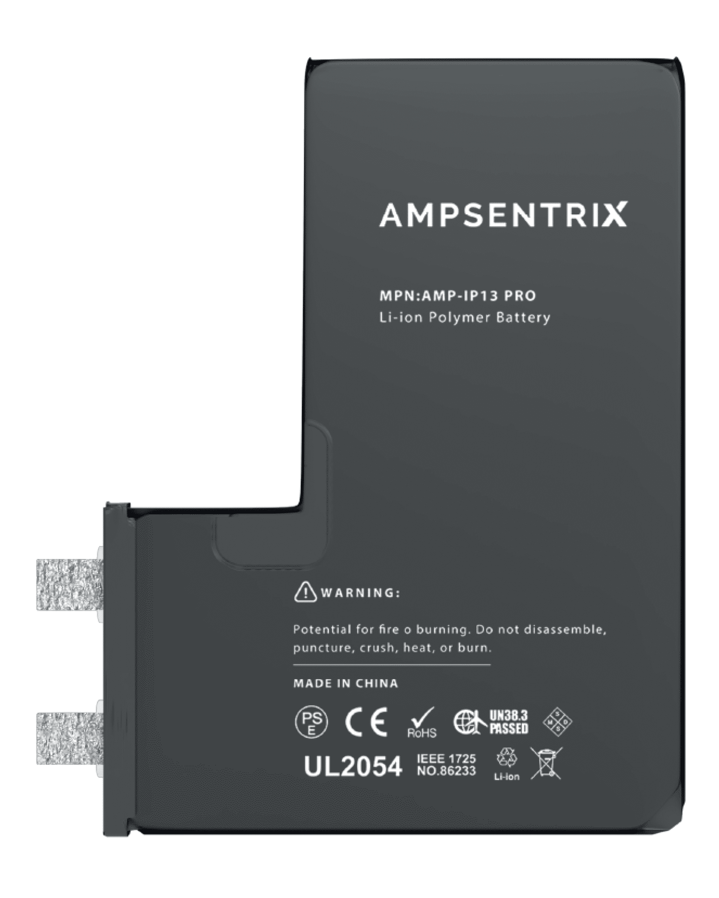 Replacement Battery Core For iPhone 13 Pro (Spot Welding Required) (AmpSentrix Core)