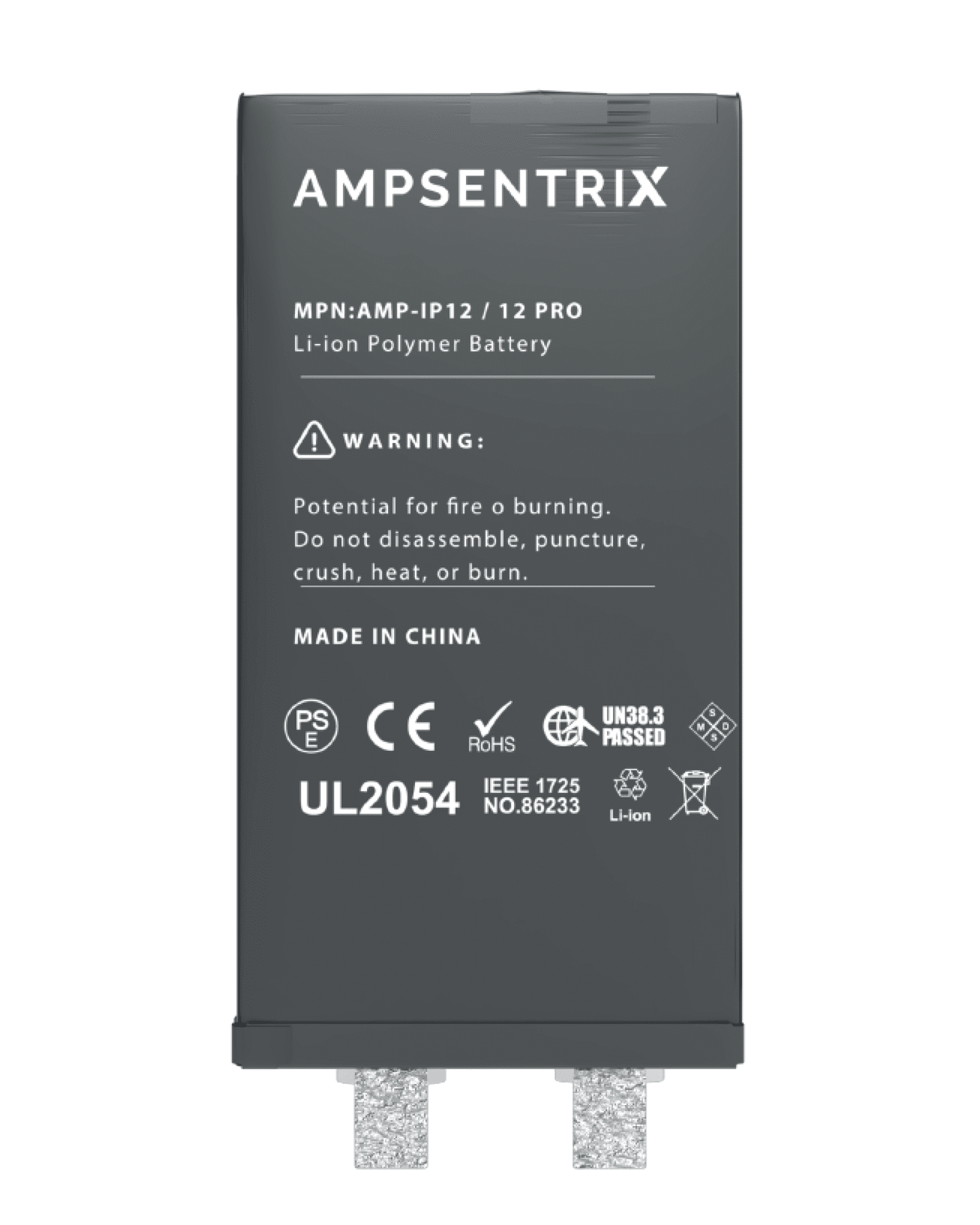 Replacement Battery Core For iPhone 12 / 12 Pro (Spot Welding Required) (AmpSentrix Core)