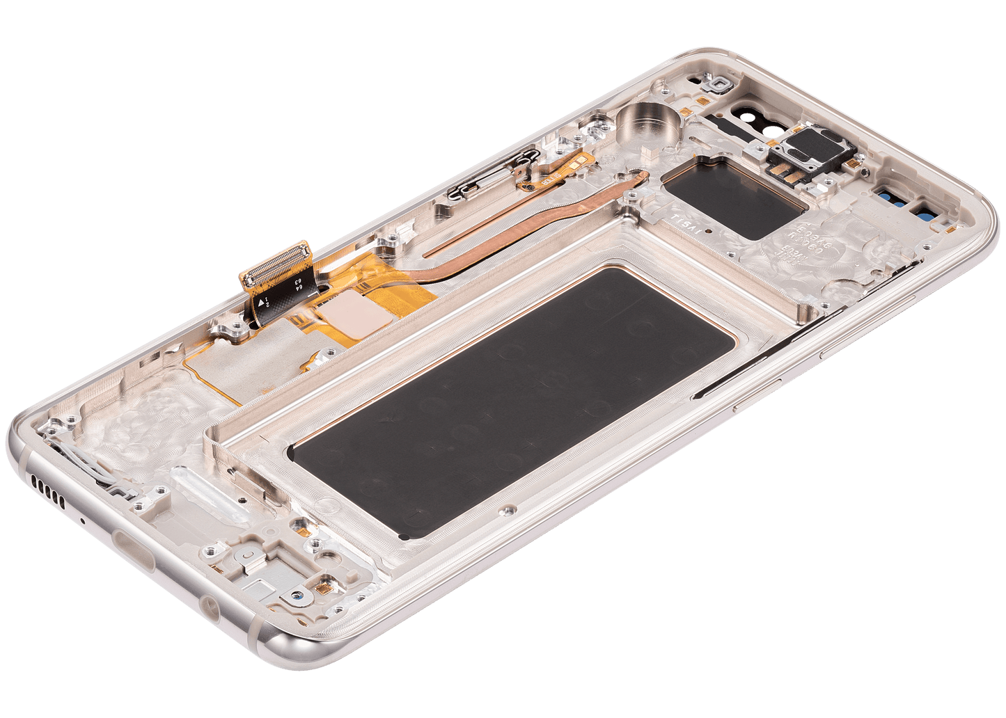 OLED Assembly With Frame For Samsung Galaxy S8 (Refurbished) (Arctic Silver)