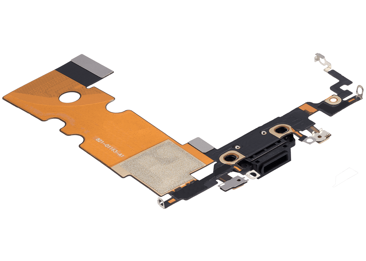 Charging Port Flex Cable For iPhone SE (2020) (Aftermarket Plus) (Space Gray)