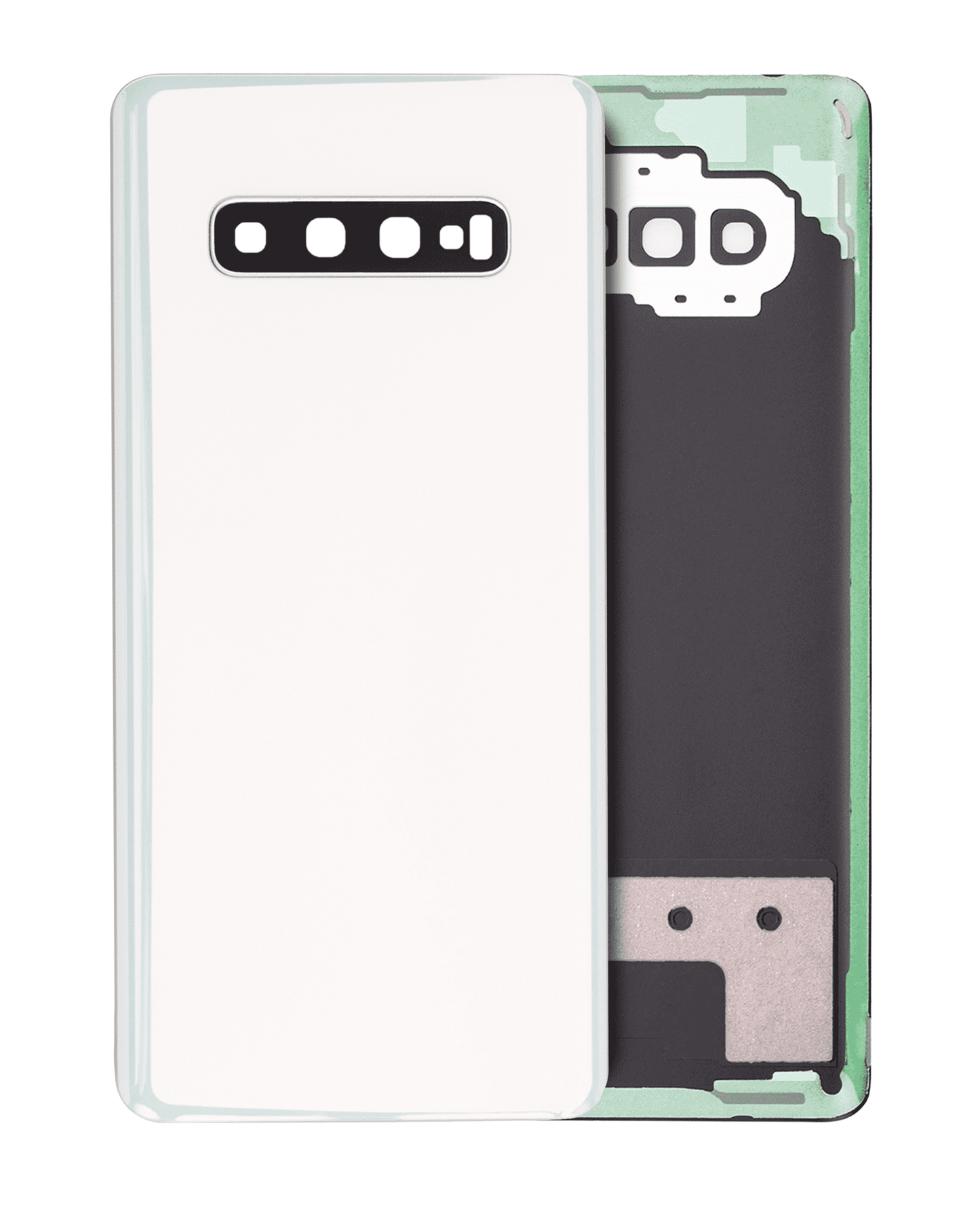 Back cover Glass With Camera Lens For Samsung Galaxy S10 Plus (Service Pack) (Ceramic White)