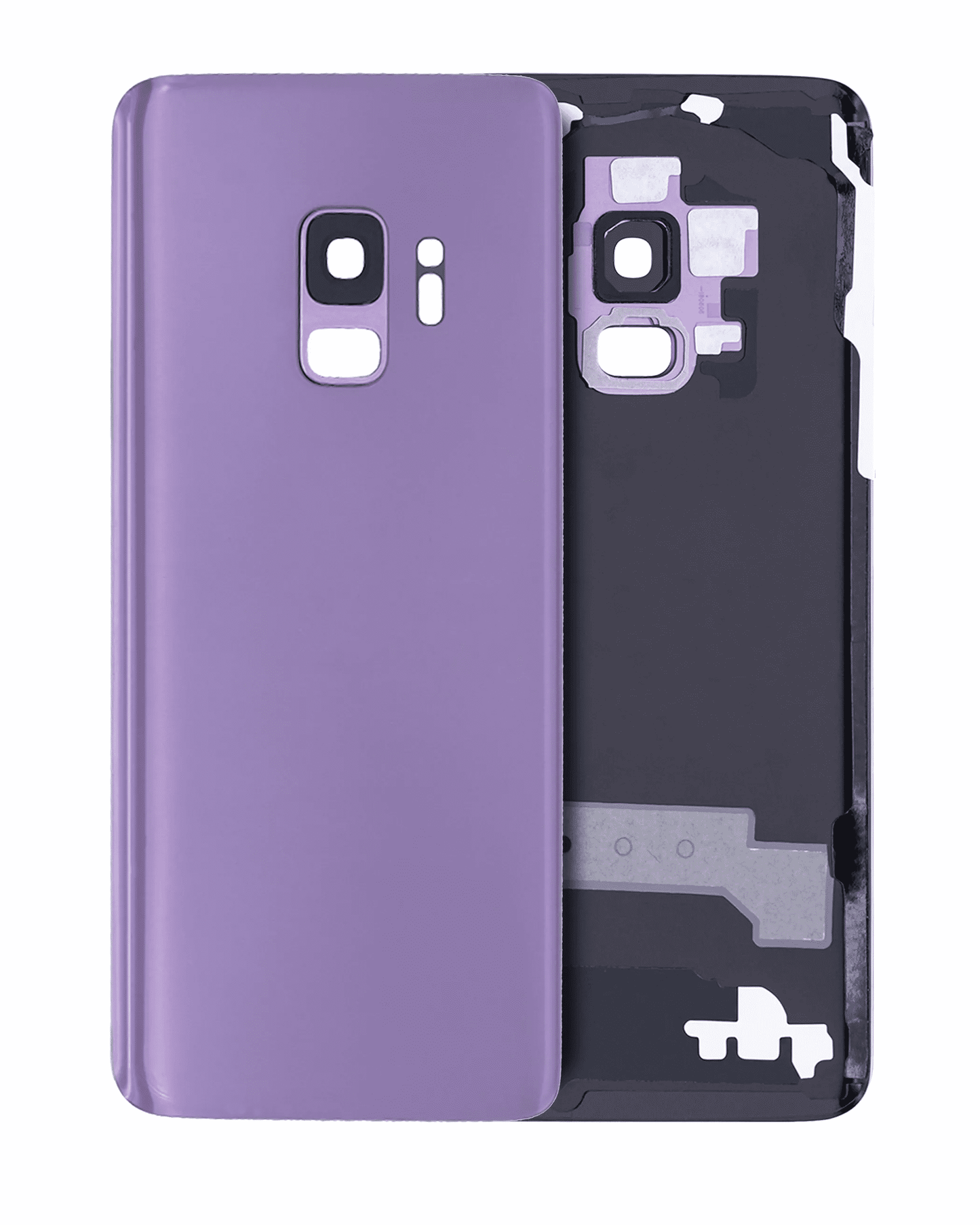 Back Cover Glass With Camera Lens For Samsung Galaxy S9 (Service Pack) (Lilac Purple)