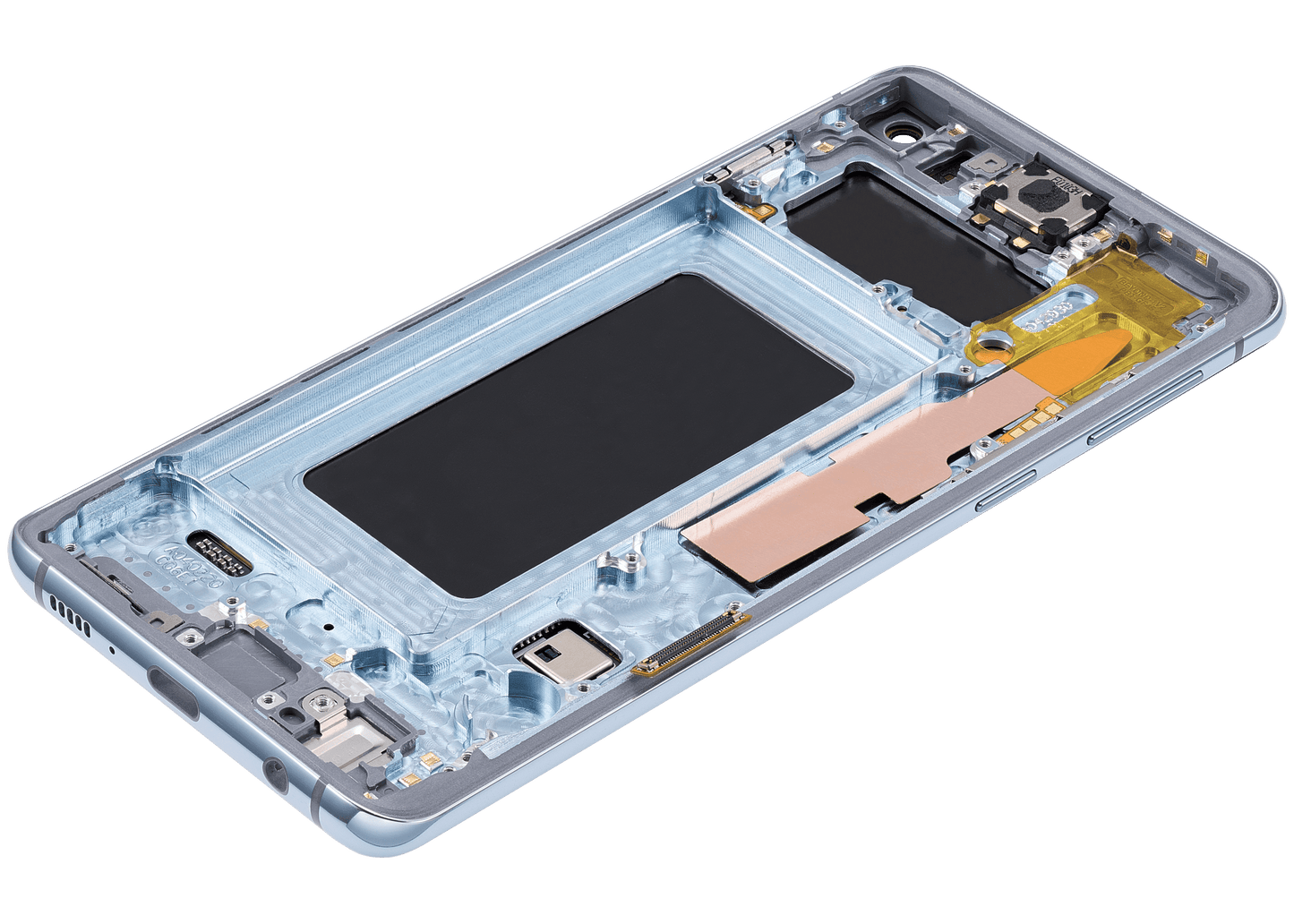 OLED Assembly With Frame For Samsung Galaxy S10 (Refurbished) (Prism Blue)
