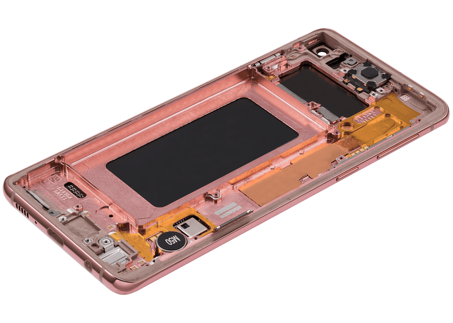 OLED Assembly With Frame For Samsung Galaxy S10 (Refurbished) (Flamingo Pink)