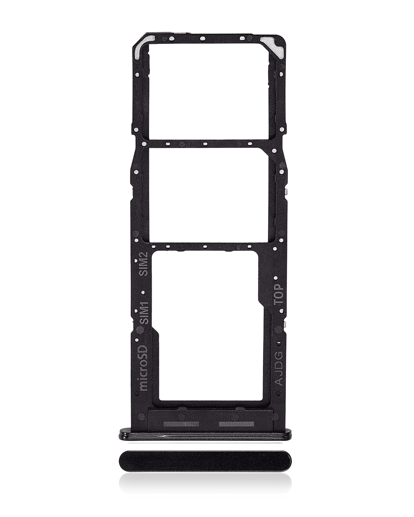 Dual Sim Card Tray For Samsung Galaxy A04S (A047 / 2022) (Black) replacement part product image 1 - SKU 107082041370