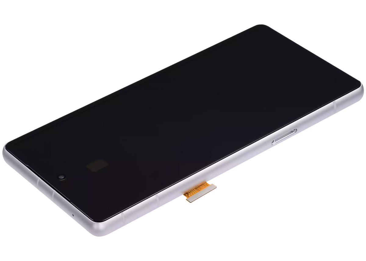 OLED Assembly With Frame (With Fingerprint Sensor ) For Google Pixel 7a 5G (Refurbished) (Snow) - replacement part product view 10