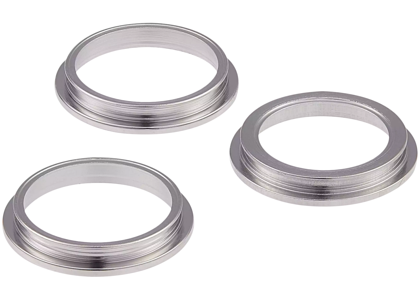 Back Camera Bezel Ring Only For iPhone 12 Pro (Silver) (3 Piece Set)