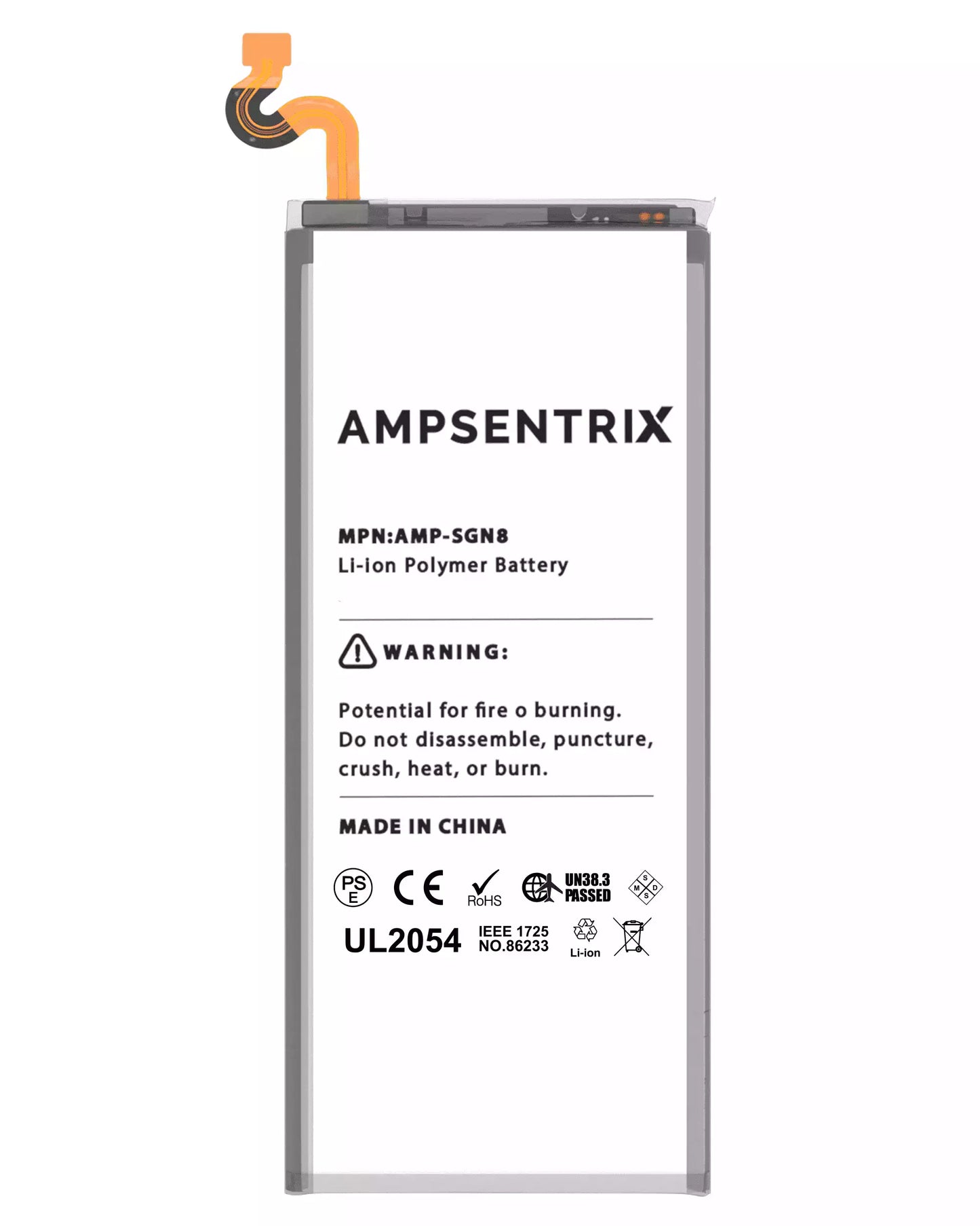 Replacement Battery For Samsung Galaxy Note 8 (AmpSentrix Pro)