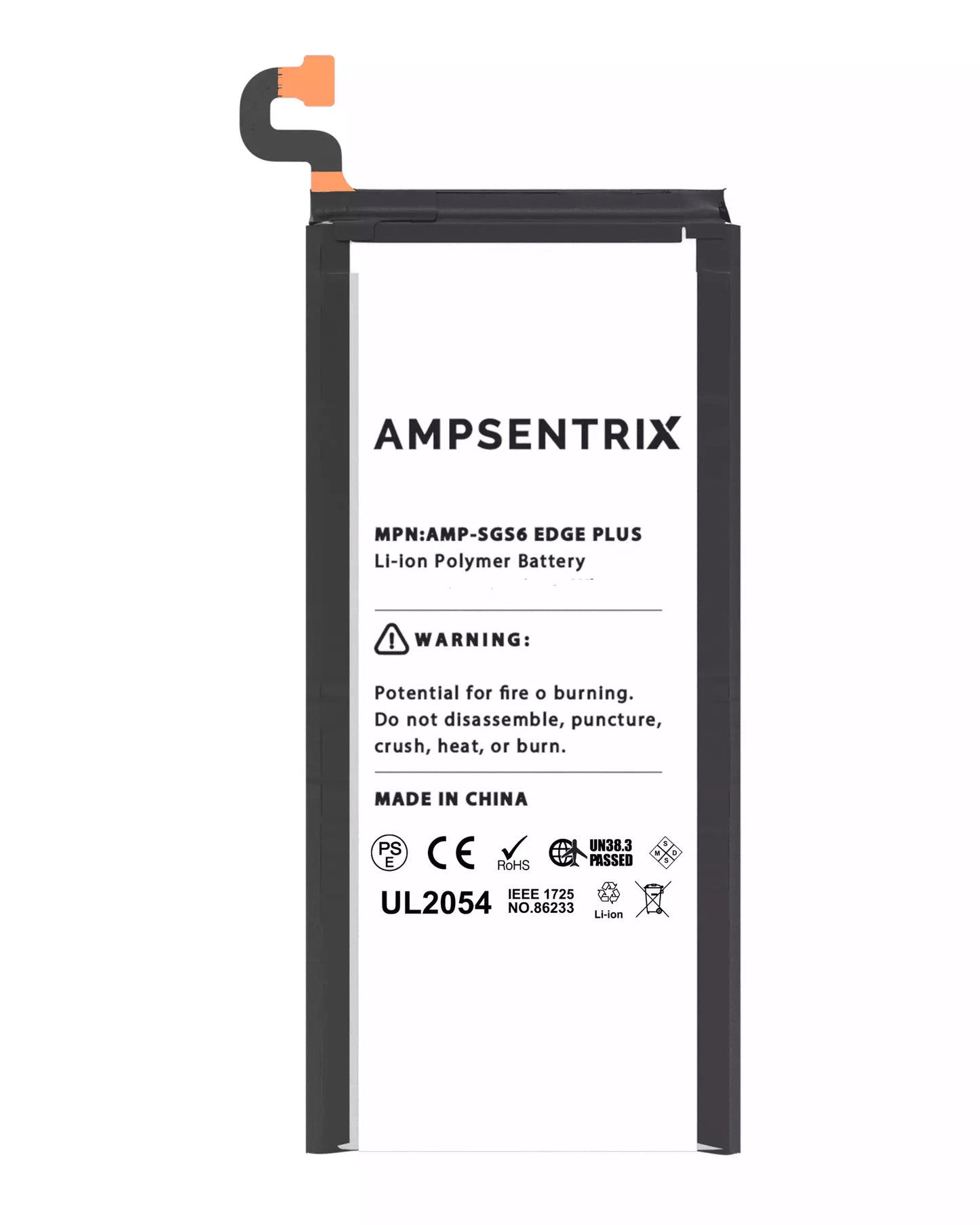 Replacement Battery For Samsung Galaxy S6 Edge Plus (AmpSentrix Pro)
