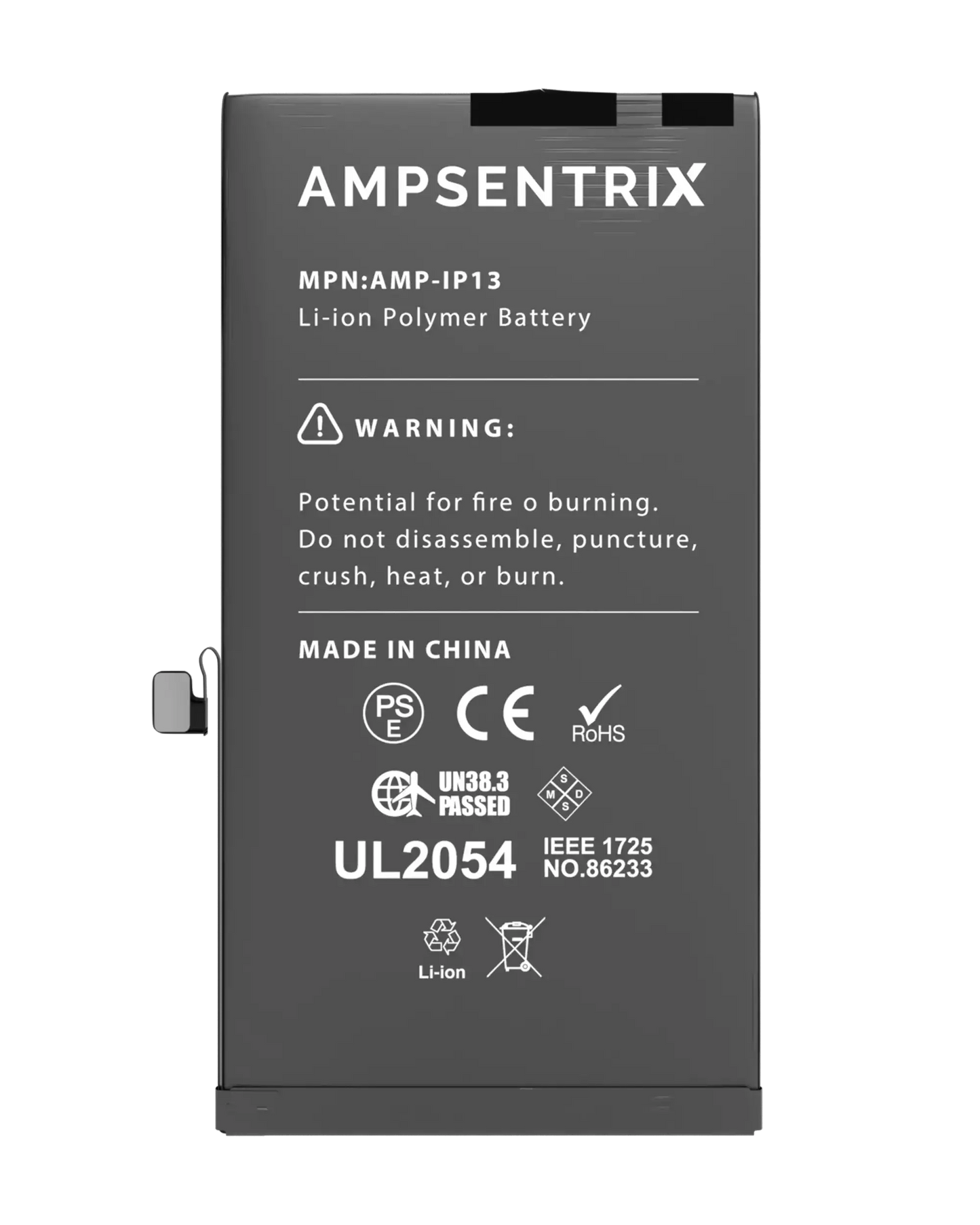 Replacement Battery For iPhone 13 (AmpSentrix Basic)
