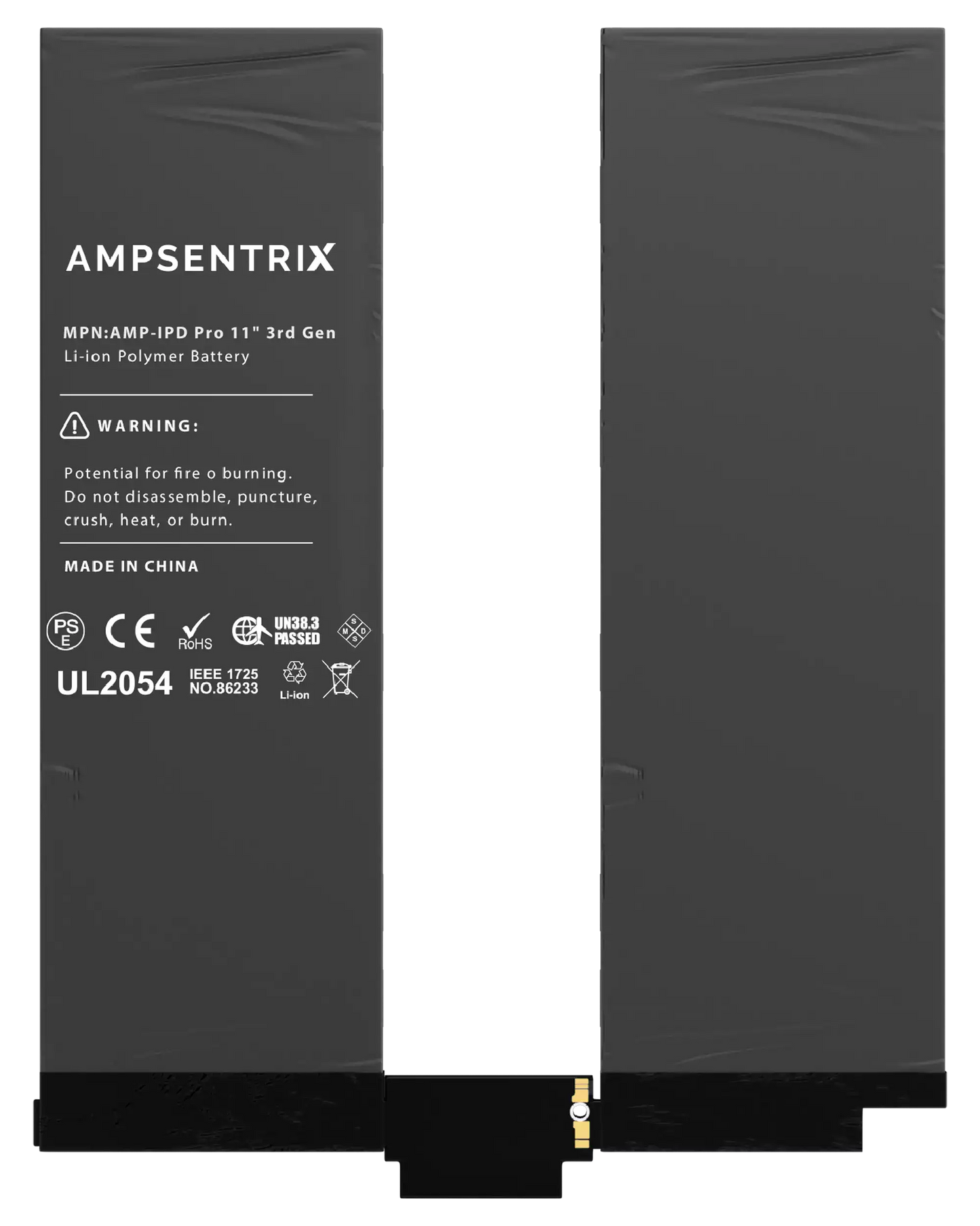 Replacement Battery For iPad Pro 11"3rd Gen (2021)/iPad Pro 11"4th Gen(2022) (AmpSentrix Pro)