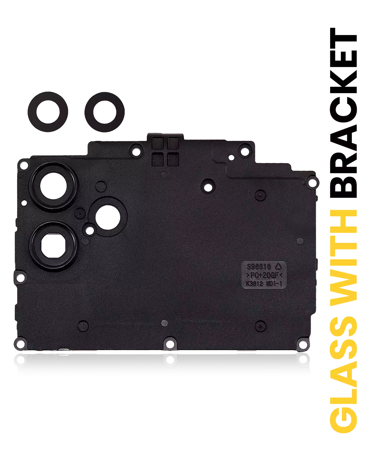 Back Camera Lens With Bracket For Samsung Galaxy A04 (A045 / 2022) (Black) replacement part product image 1 - SKU 107082133221