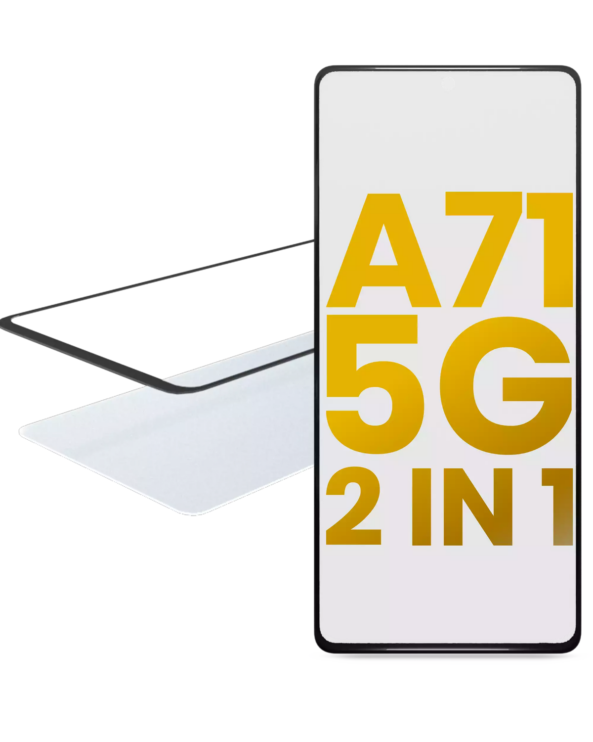 2 in 1 Front Glass With OCA Pre-Installed For Samsung Galaxy A71 5G (A716 / 2020) - product image 1