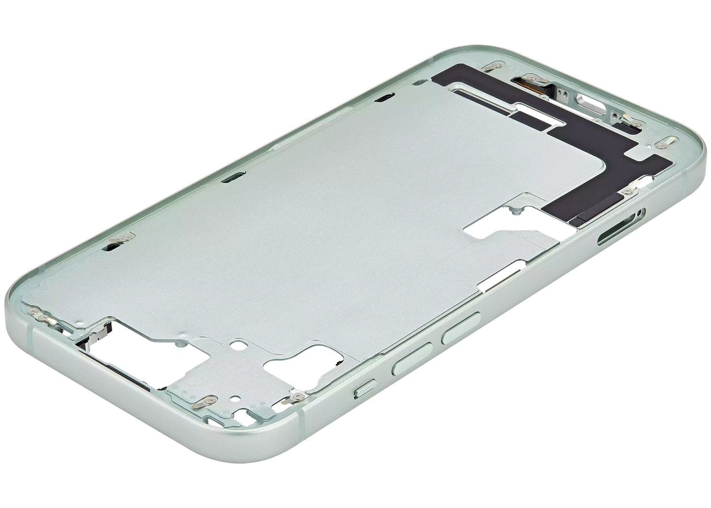 Mid-Frame Housing W/ Small Parts For iPhone 15 (EU / Global Version) (Aftermarket Plus) (Green)