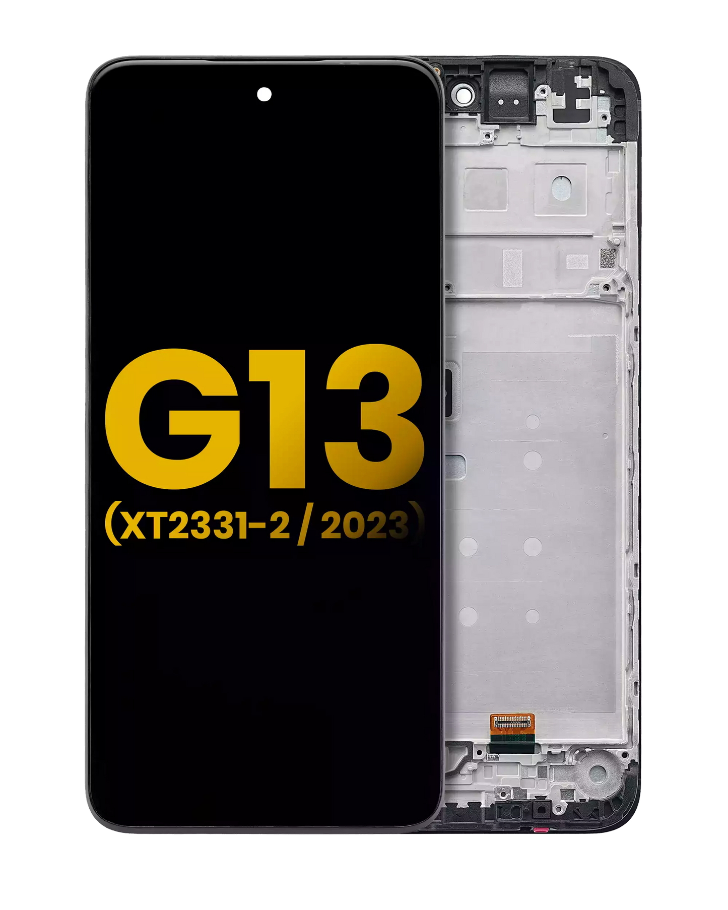 LCD Assembly With Frame For Motorola Moto G13 (XT2331 / 2023) (Refurbished) (All Colors) replacement part SKU 107082091002 image 1