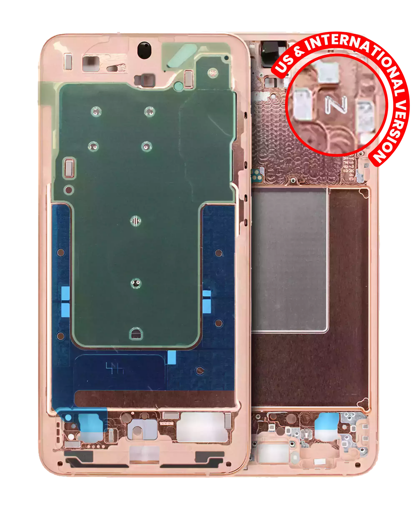 Mid-Frame Housing For Samsung Galaxy S24 Plus 5G (US & International Version) (Sandstone Orange)