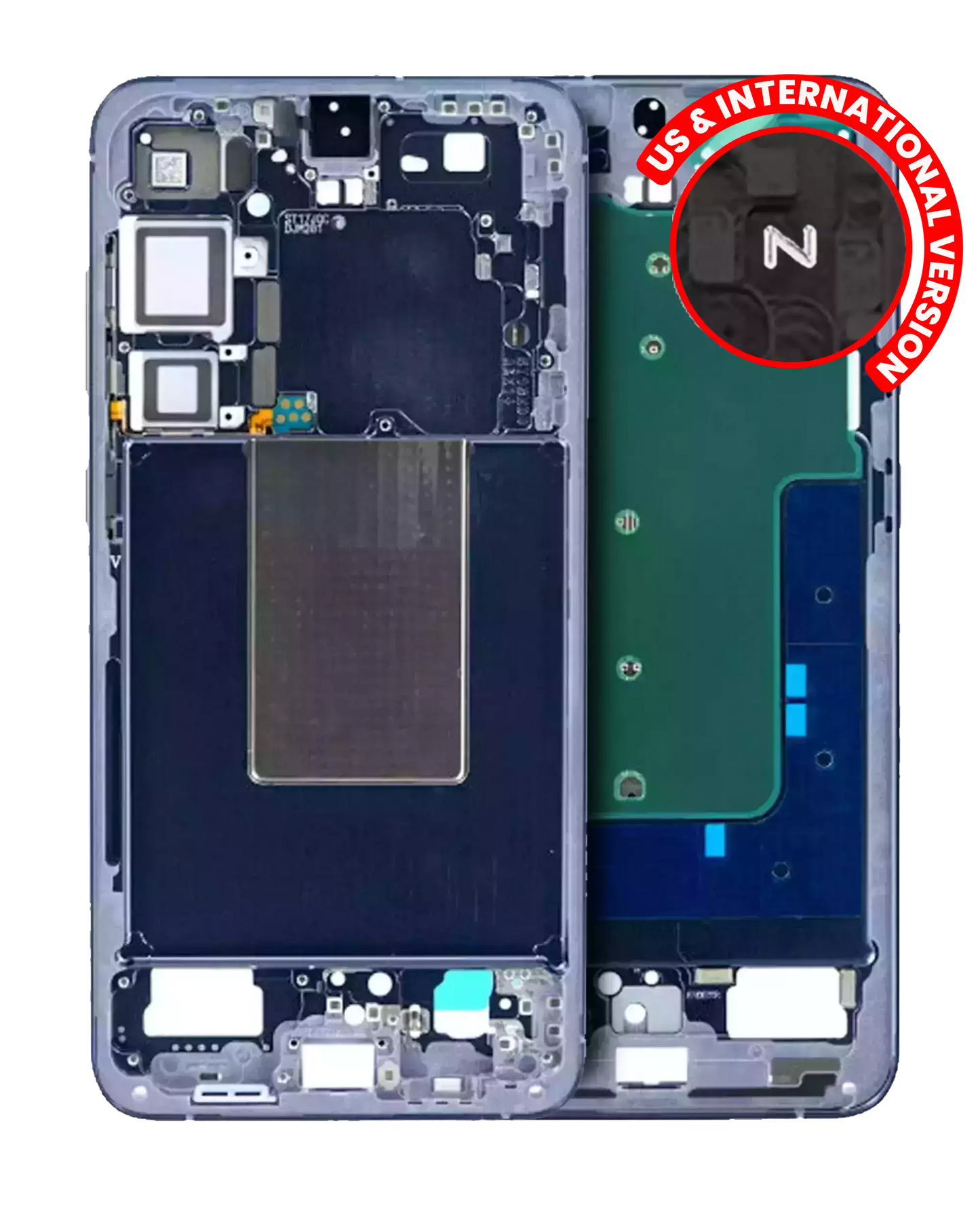 Mid-Frame Housing For Samsung Galaxy S24 Plus 5G (US & International Version) (Cobalt Violet)