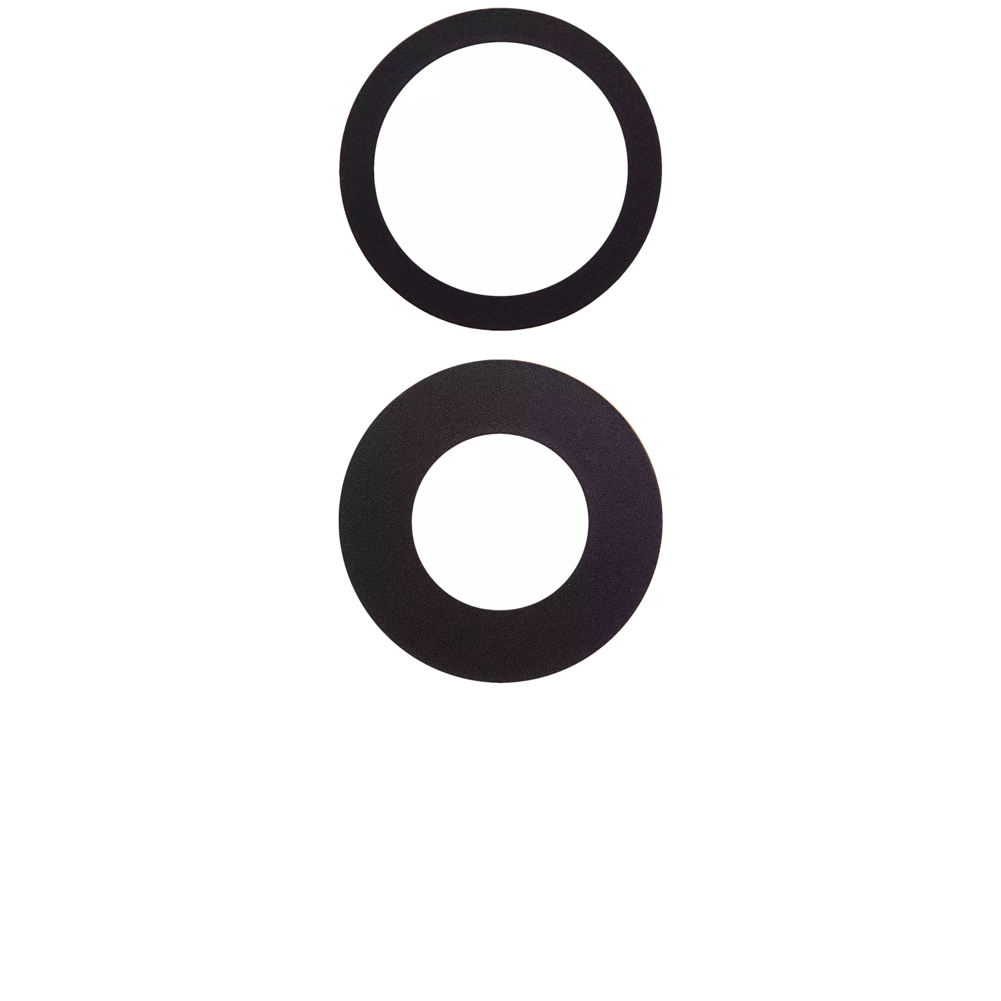 Back Camera Lens (Glass Only) With Adhesive For iPhone 16 / 16 Plus / 17 (2 Piece Set) (Aftermarket Plus) (10 Pack)