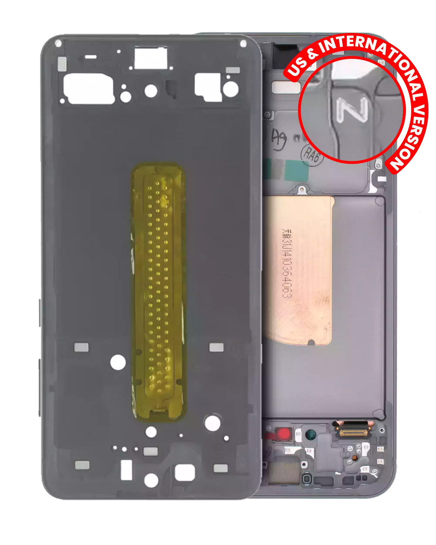 Mid-Frame Housing For Samsung Galaxy S23 FE (US & International Version) (Graphite)