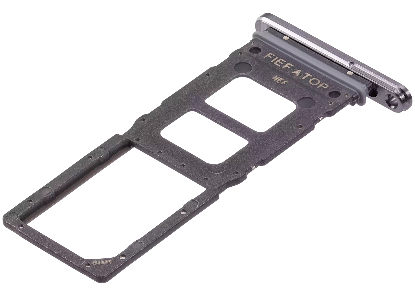High resolution image of Single Sim Card Tray For Samsung Galaxy Z Fold 6 (F956) (Premium) (Silver Shadow)