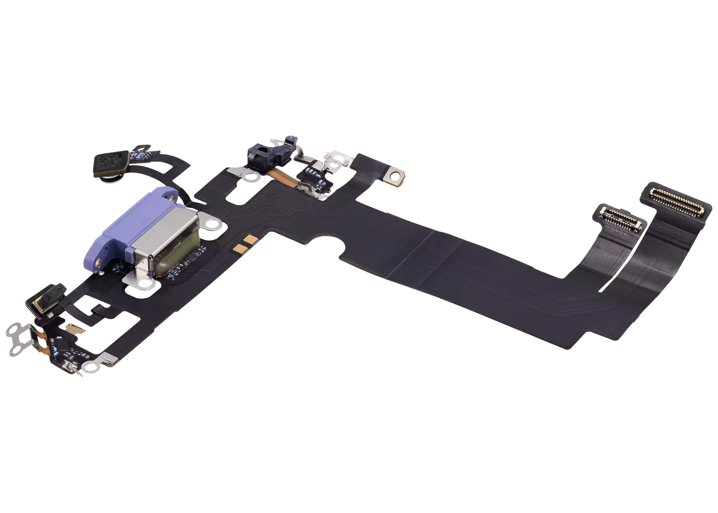 Charging Port Flex Cable For iPhone 12 Mini (Used OEM Pull) (Purple)