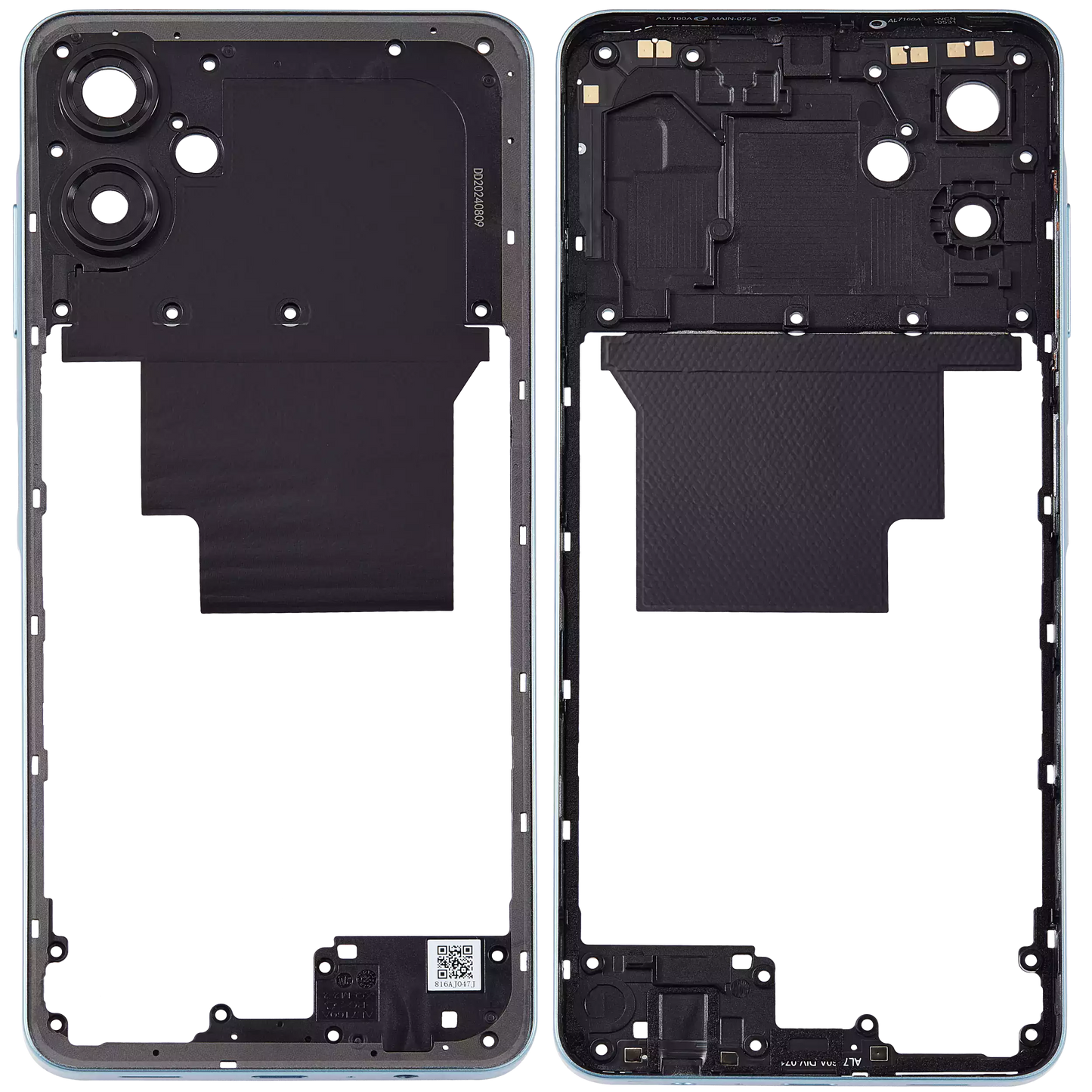 Mid-Frame Housing For Samsung Galaxy A06 (A065 / 2024) (Green) replacement part product image 6 - SKU 107182136853