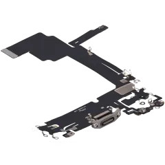Charging Port Flex Cable For iPhone 15 Pro Max (Aftermarket Plus) (Natural Titanium)