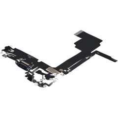 Charging Port Flex Cable For iPhone 15 Pro Max (Aftermarket Plus) (Blue Titanium)