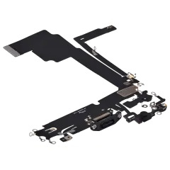 Charging Port Flex Cable For iPhone 15 Pro Max (Aftermarket Plus) (Black Titanium)