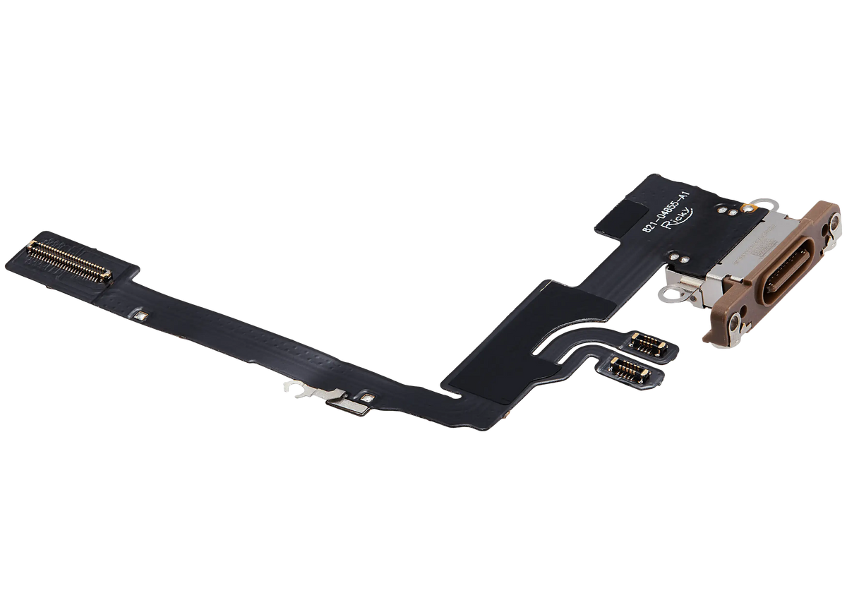 Charging Port Flex Cable For iPhone 16 Pro (Aftermarket Plus) (Desert Titanium) — product photo 5