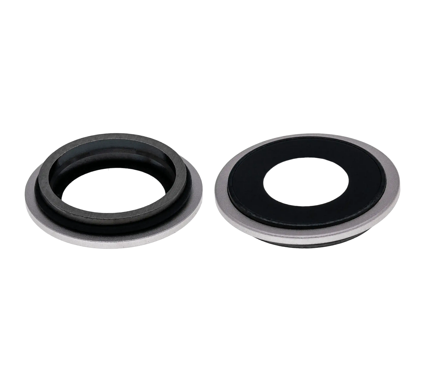 Back Camera Lens With Bracket & Bezel For iPhone 12 / 12 Mini (Aftermarket Plus) (White) (10 Pack)