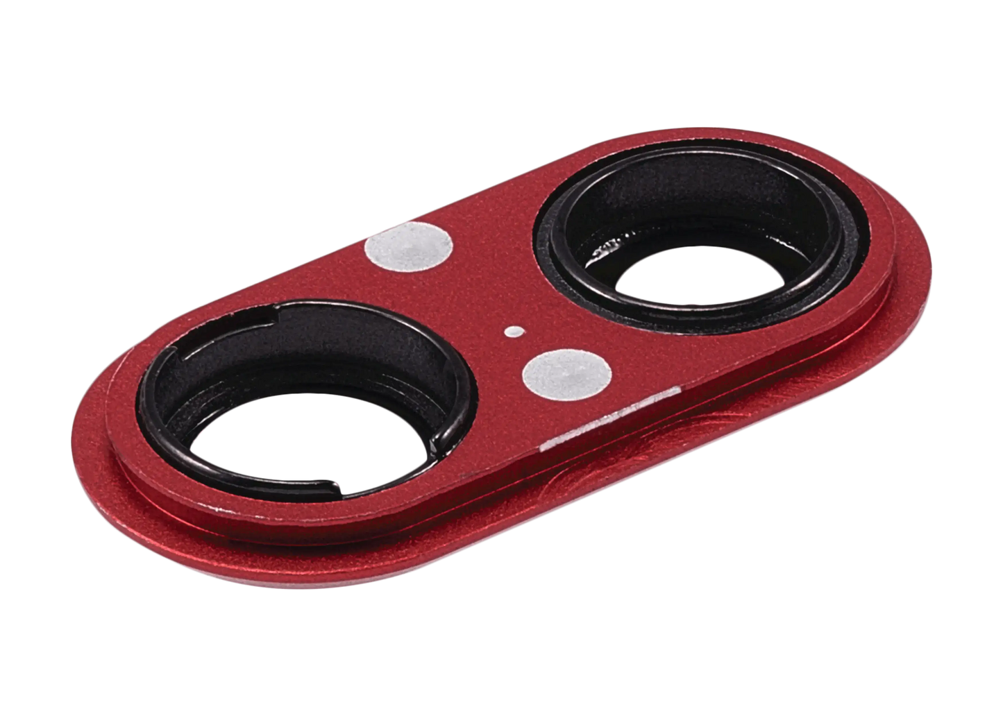 Back Camera Lens With Bracket & Bezel For iPhone 8 Plus (Red) (10 Pack) (Real Sapphire l Premium)
