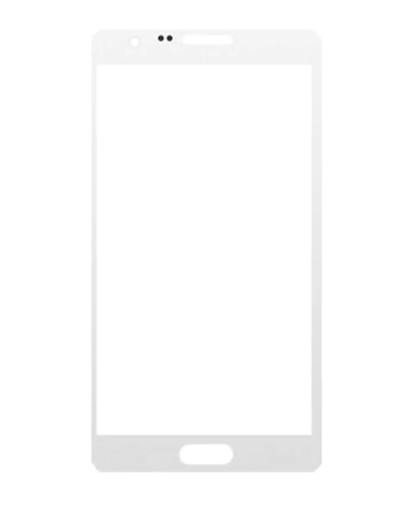 Front Glass For Samsung Galaxy Note 4 (White)