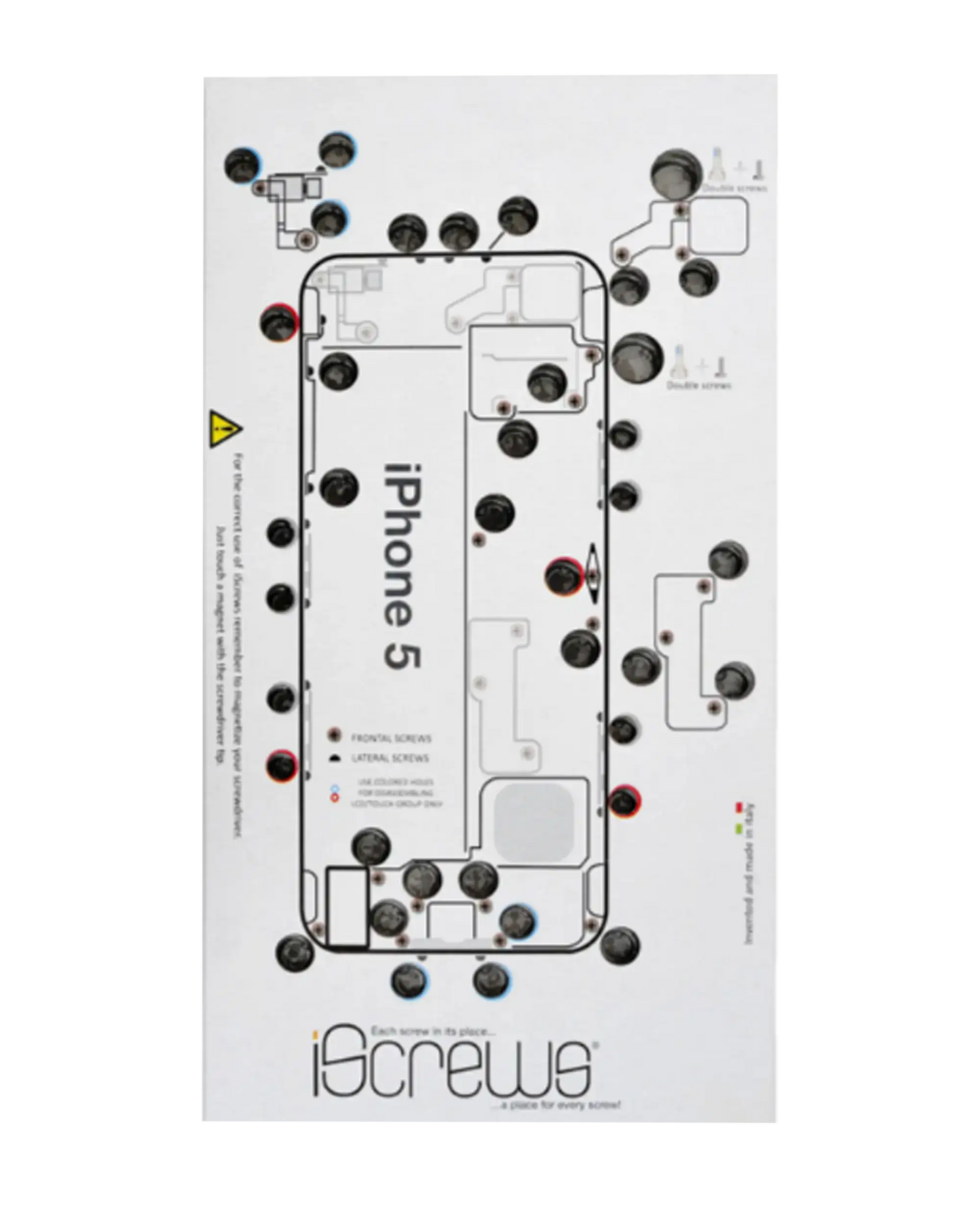 iScrews Position Mat For iPhone 5 (dottorpod)