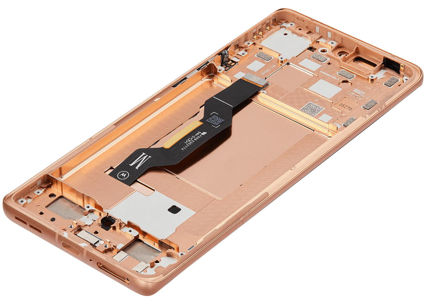 OLED Assembly With Frame For Motorola Moto Edge 50 (XT2407-3 / 2024) (Refurbished) (Peach Fuzz) | SKU 107082133254 | image 10