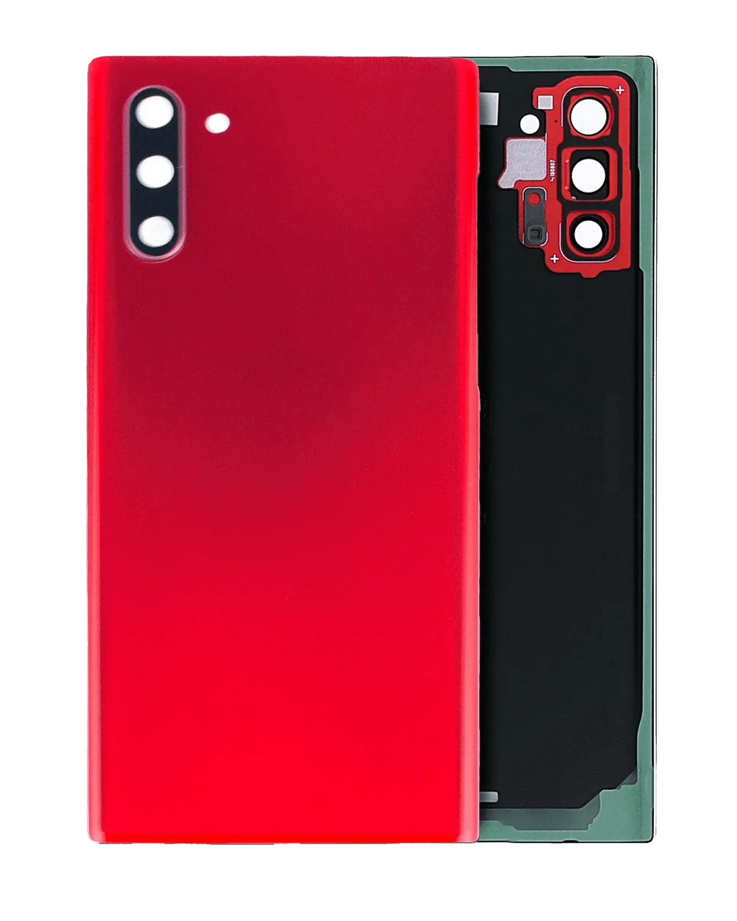 Back Cover Glass With Camera Lens For Samsung Galaxy Note 10 (Service Pack) (Aura Red)