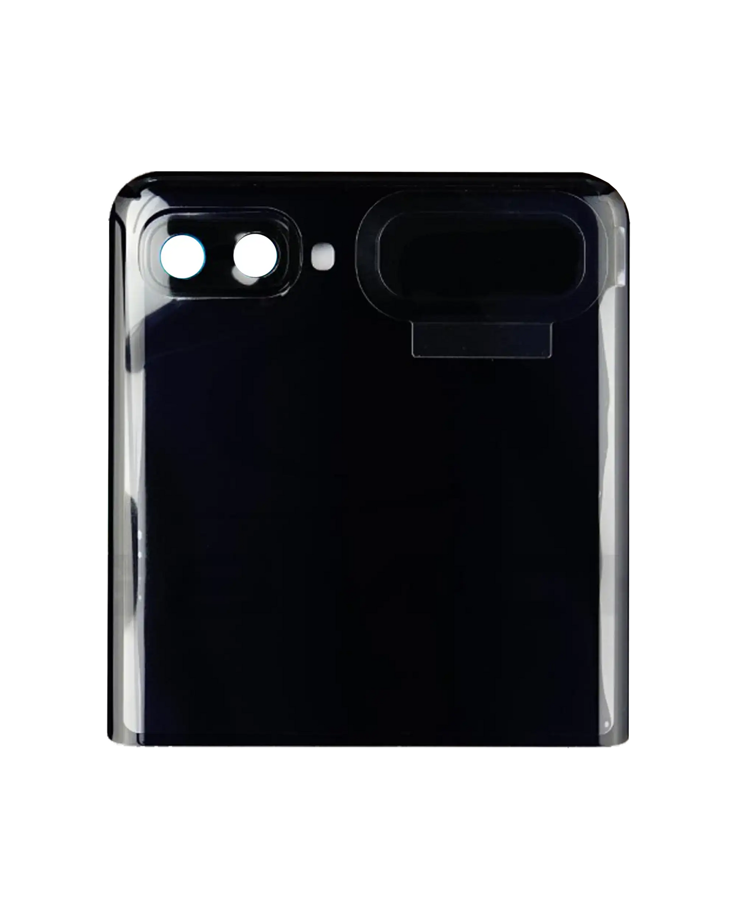 Outer OLED Assembly With Frame For Samsung Galaxy Z Flip 4G (F700) / Z Flip 5G (F707) (Service Pack) (Mirror Black) - Back View | Tech Drip Canada